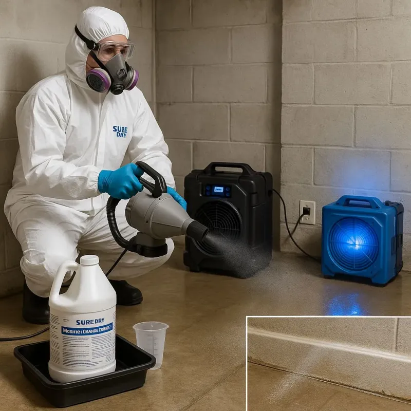 Sanitization and Odor Removal process in Hutto, TX
